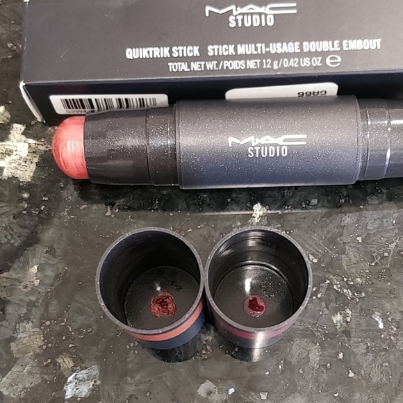 Mac cosmetics quiktrik stick multi-usage double embout All Aflush/Here - Picture 3 of 6